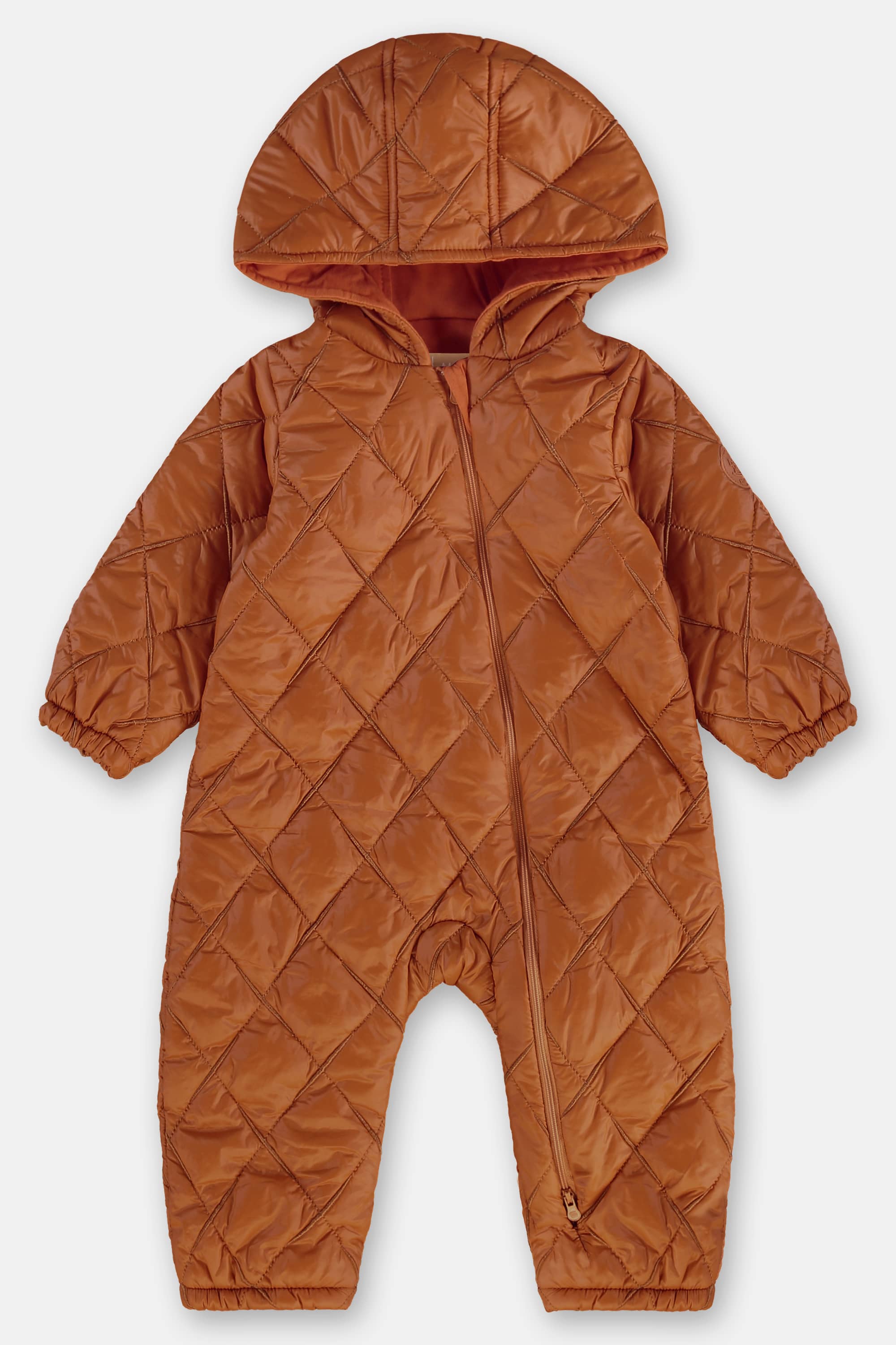 Macacão para Bebê Menino em Matelassê Forrado (Laranja) Up Baby - Imagem 14